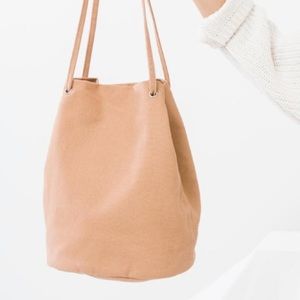 Pink Baggu Canvas Bucket Bag